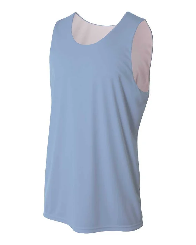 A4 N2375 Reversible Jump Jersey - Light Blue White