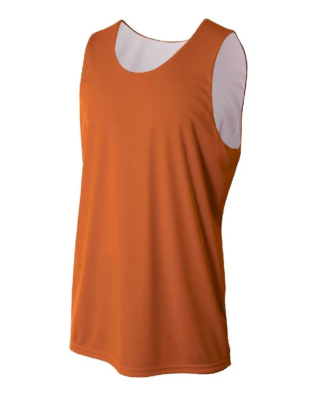 A4 N2375 Reversible Jump Jersey - Orange White