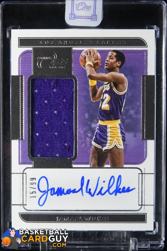 Jamaal Wilkes 2021-22 Panini One and One Jersey Autographs #/99