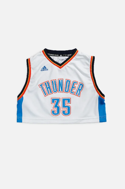 Rework Oklahoma Thunder NBA Crop Jersey