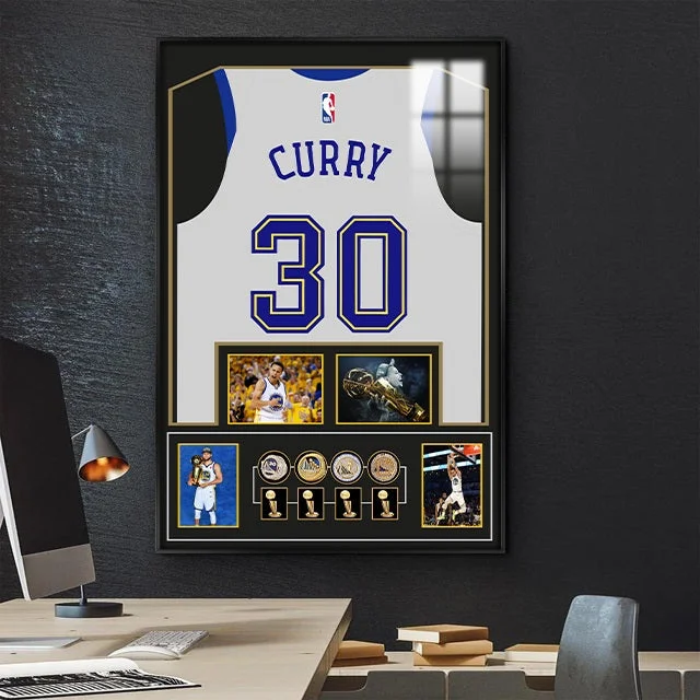 Stephen Curry's Jersey Vertical 2:3 WallArt (Graphic Jersey)