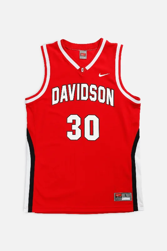 Vintage Davidson Wildcats NCAA Basketball Jersey - L