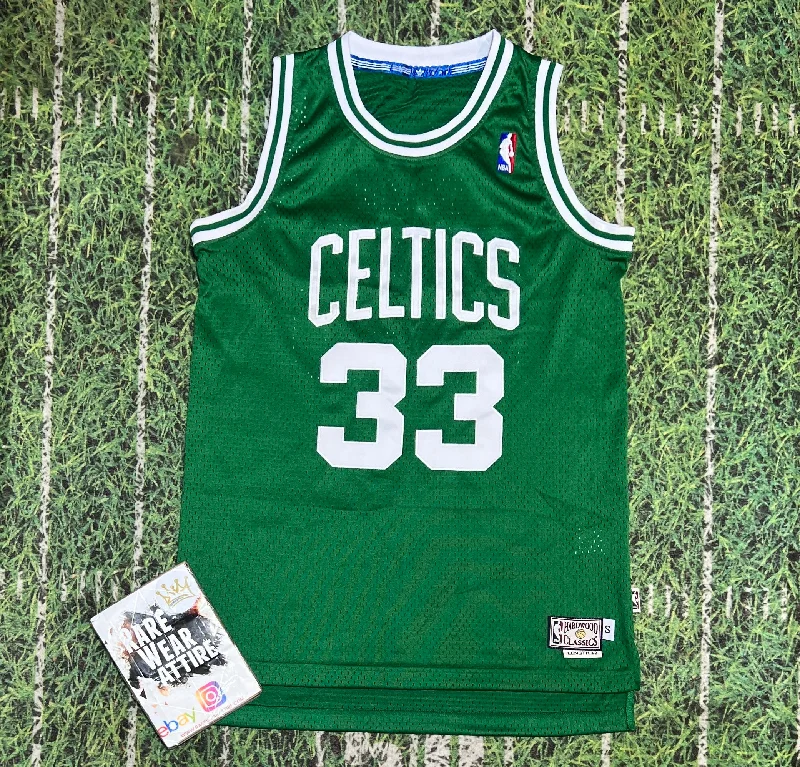 Vintage Larry Bird Boston Celtics NBA adidas Basketball Jersey Sz s