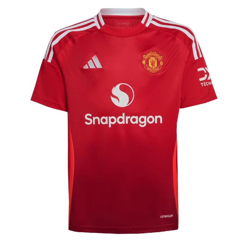 adidas Kids Manchester United 2024/25 Home Jersey Red/White