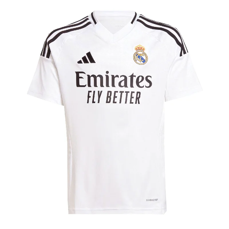 adidas Kids Real Madrid 2024/25 Home Jersey White/Black