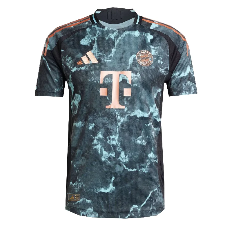 adidas Men's Bayern Munich 2024/25 Authentic Away Jersey Black/Bronze