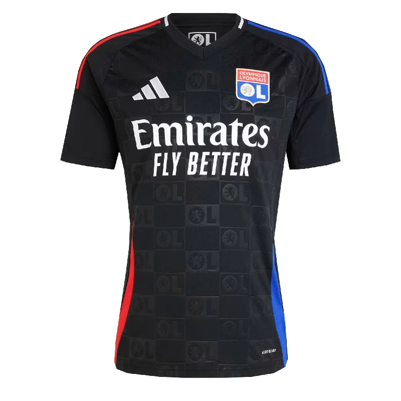 adidas Men's Lyon 2024/25 Away Jersey Black