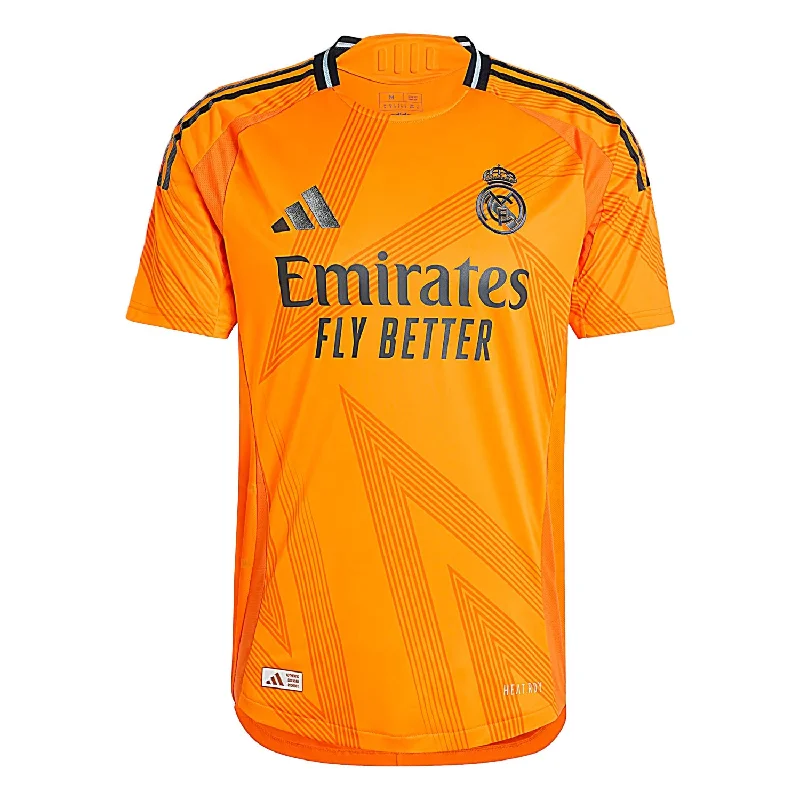 adidas Men's Real Madrid 2024/25 Authentic Away Jersey Orange/Black