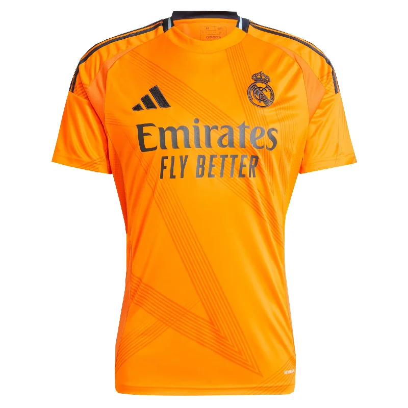 adidas Men's Real Madrid 2024/25 Away Jersey Crew Orange/Black