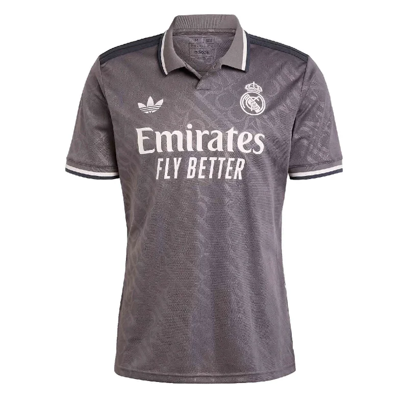 adidas Men's Real Madrid 2024/25 Third Jersey Charcoal