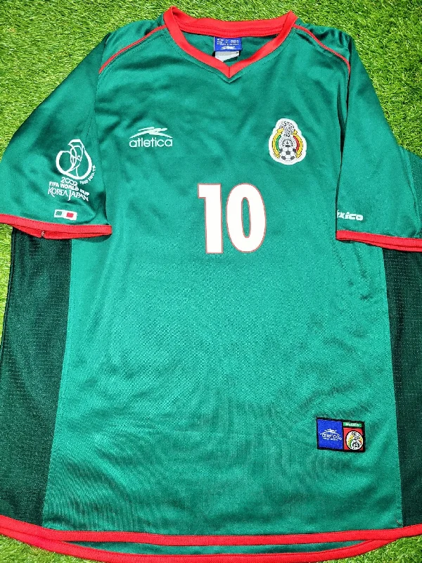 Blanco Mexico 2002 WORLD CUP Atletica Home Jersey XL