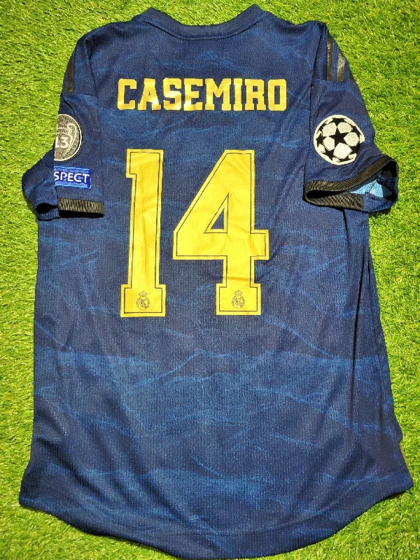 Casemiro Real Madrid 2019 2020 CLIMACHILL PLAYER ISSUE Away Soccer Jersey Shirt M SKU# DW4446