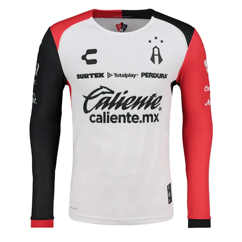 Charly Men's Atlas 2024/25 Authentic Long Sleeve Away Jersey White/Red