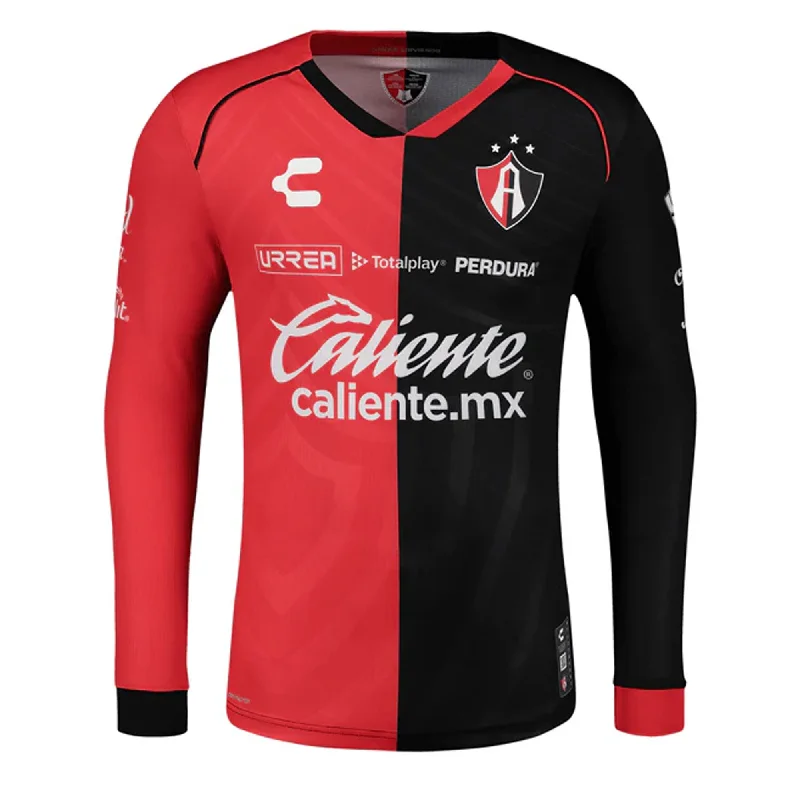 Charly Men's Atlas 2024/25 Authentic Long Sleeve Home Jersey Red/Black