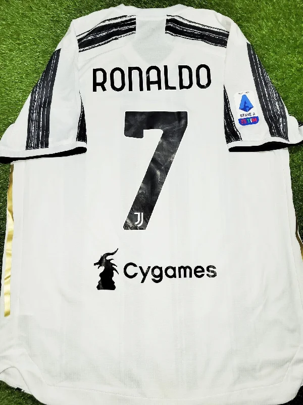 Cristiano Ronaldo Juventus 2020 2021 PLAYER ISSUE Home Soccer Jersey Shirt XL SKU# GJ7601