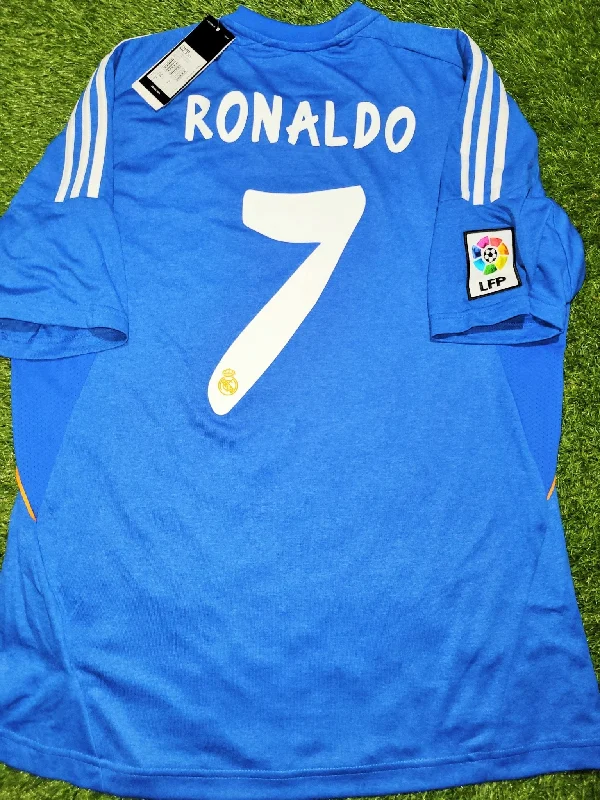 Cristiano Ronaldo Real Madrid 2013 2014 Away Soccer Jersey Shirt BNWT L SKU# Z29405