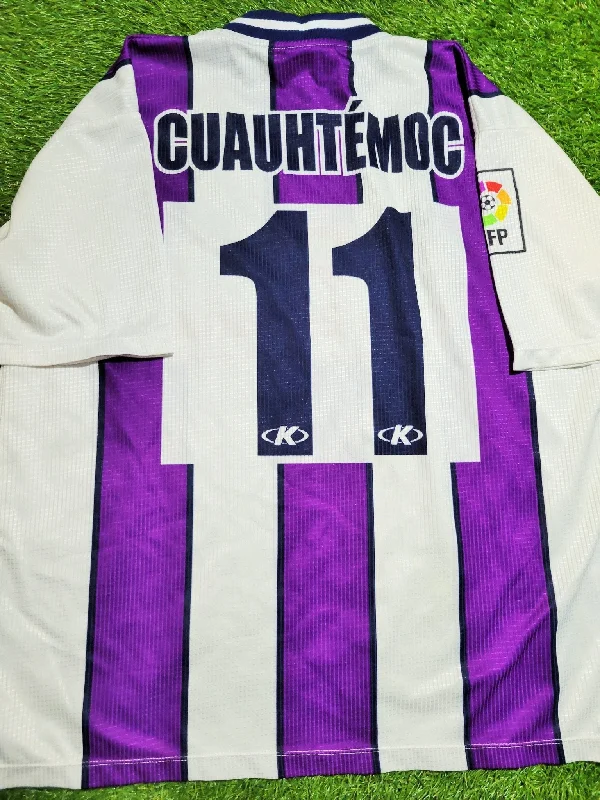 Cuauhtemoc Blanco Real Valladolid Kelme PLAYER ISSUE DEBUT 2000 2001 Home Soccer Jersey Shirt Camiseta L