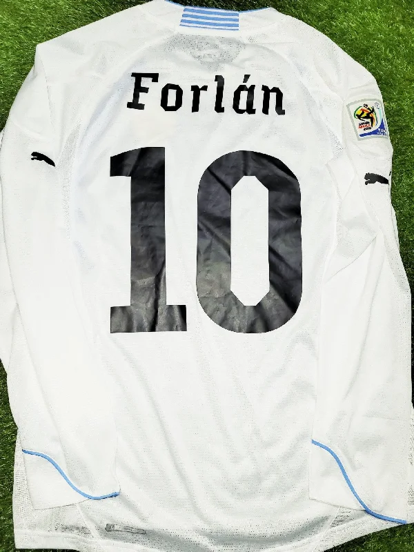 Forlan Uruguay Puma 2010 WORLD CUP Away Soccer Jersey M