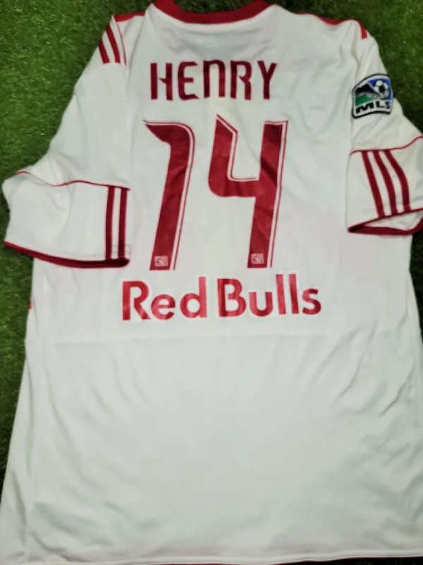 Henry New York NY Red Bulls 2010 2011 DEBUT Home Soccer Jersey Shirt XL SKU# P57131