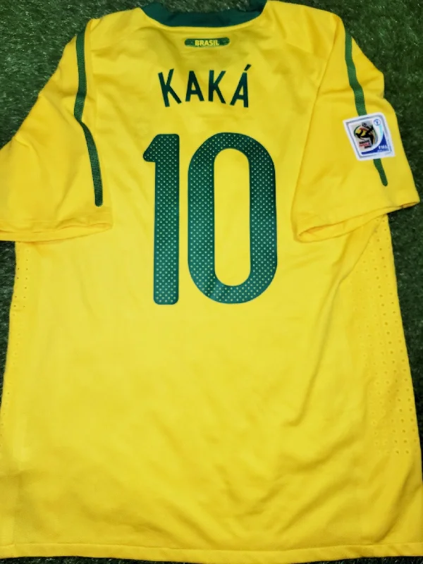 Kaka Brazil WORLD CUP 2010 PLAYER ISSUE Soccer Jersey Shirt XL SKU# 369276-703