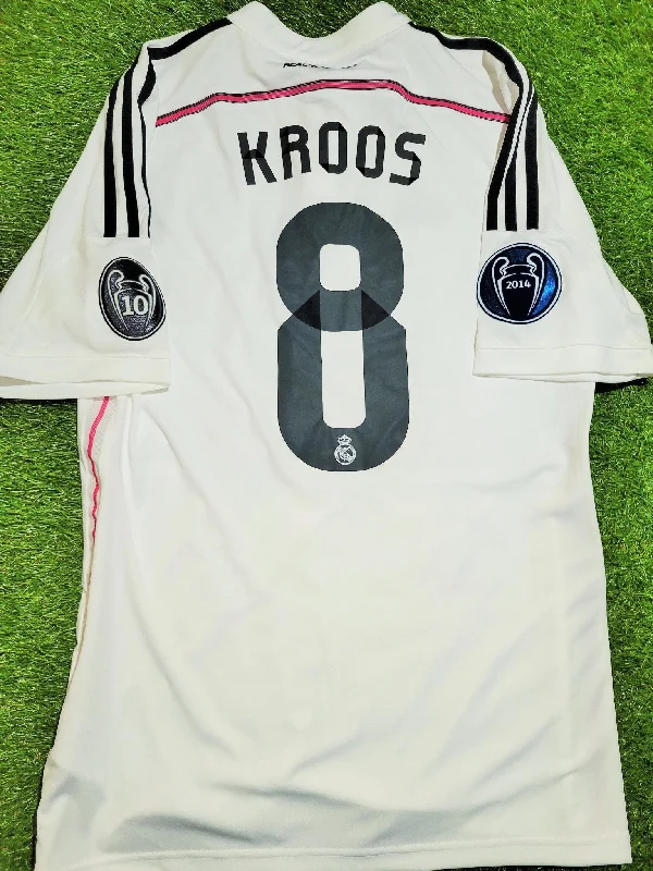 Kroos Real Madrid 2014 2015 DEBUT UEFA Soccer Jersey Shirt M SKU# M38202