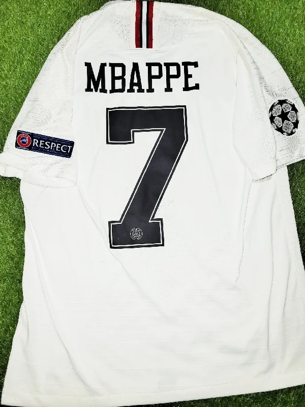 Mbappe Psg Paris Saint Germain JORDAN VAPORKNIT PLAYER ISSUE 2018 2019 Third Soccer Jersey L SKU# 918923-102