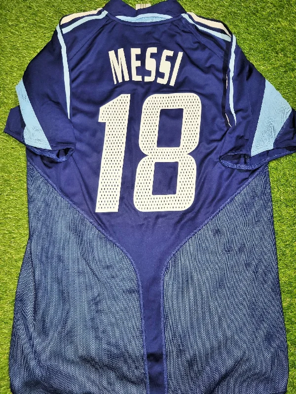 Messi Argentina 2004 2005 DEBUT Away Soccer Jersey Shirt S SKU# 645785