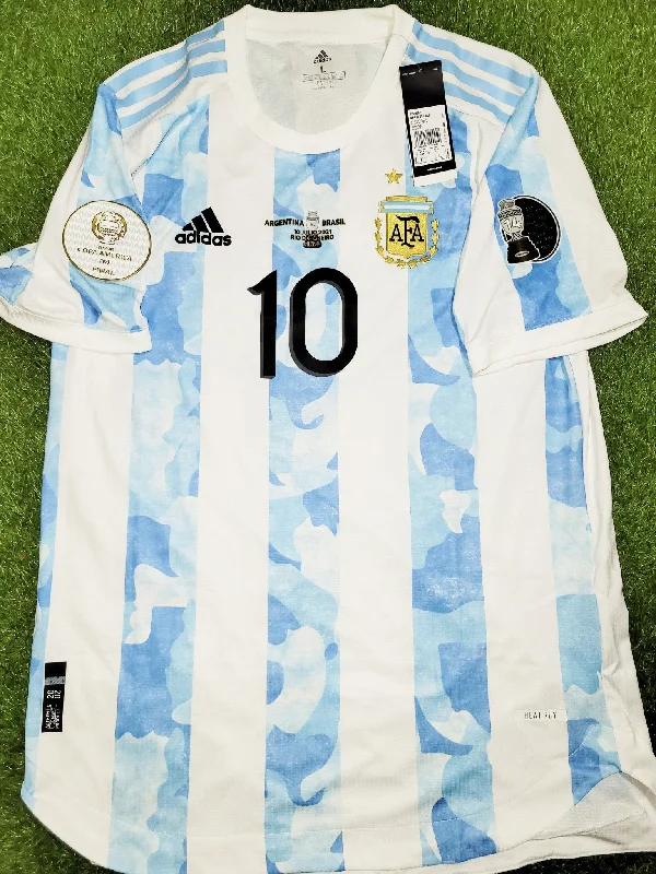 Messi Argentina 2020 2021 2022 COPA AMERICA FINAL PLAYER ISSUE Home Soccer Jersey Shirt BNWT L SKU# FS6568