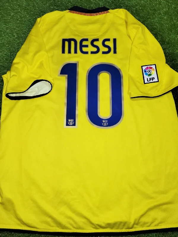 Messi Barcelona TREBLE SEASON 2008 2009 Away Soccer Jersey Shirt XL SKU# 286787-760