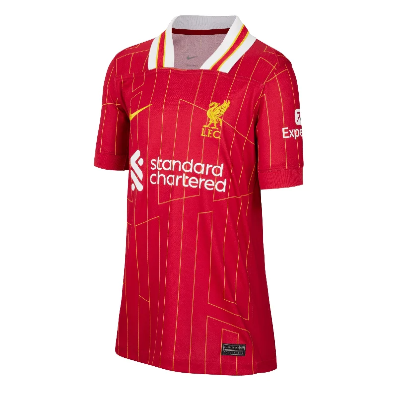 Nike Kids Liverpool FC Home Jersey 2024/25 Red/Yellow