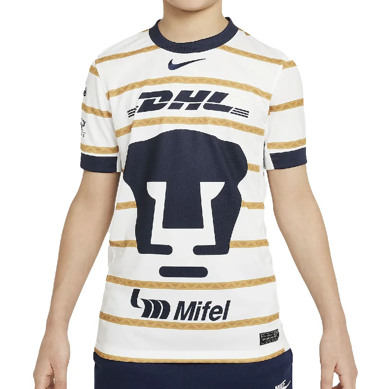 Nike Kids Pumas UNAM 2024/25 Home Jersey White/Gold/Navy