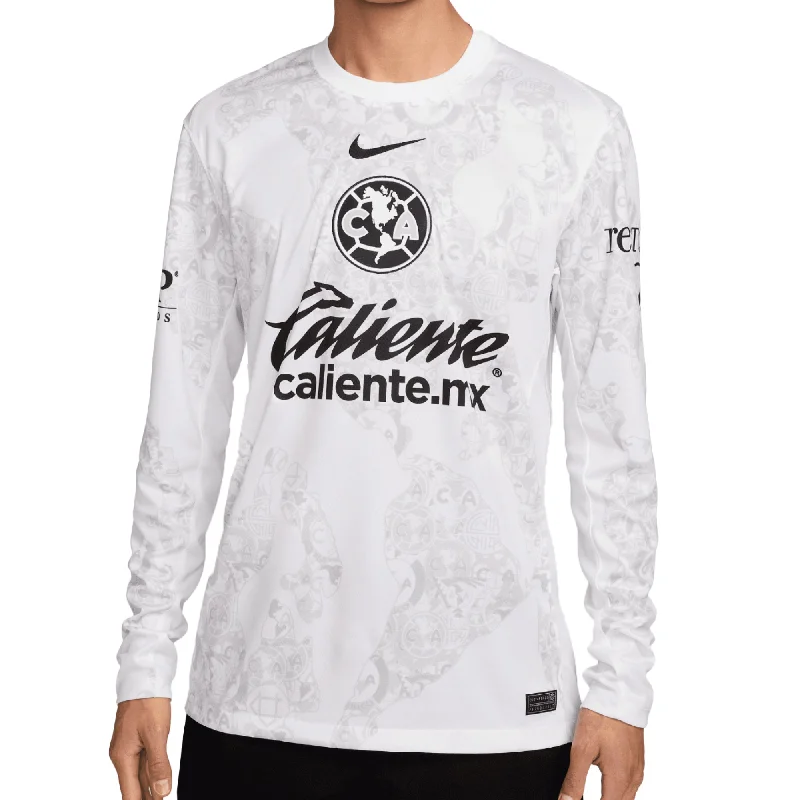 Nike Men's Club America 2024/25 Goalkeeper Jersey White/Black