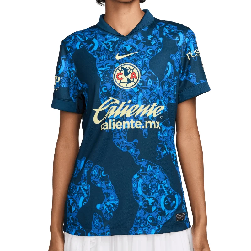 Nike Women's Club America 2024/25 Away Jersey Blue/Lemon Chiffon