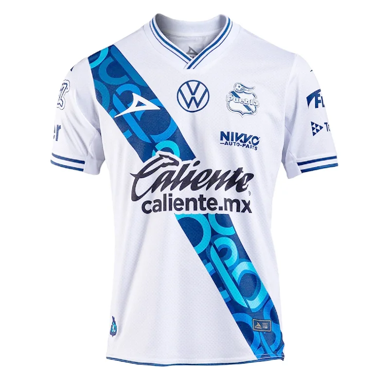 Pirma Men's Puebla 2024/25 Authentic Home Jersey White