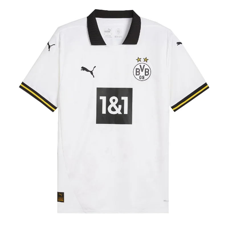 PUMA Men's Borussia Dortmund 2024/25 Third Jersey White/Black