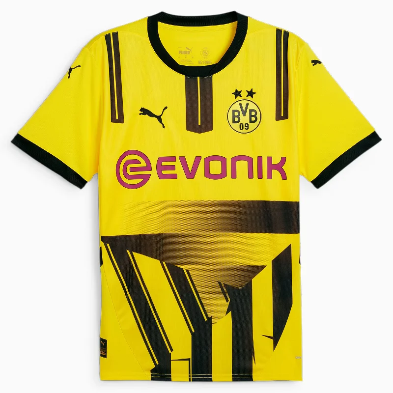 PUMA Men's Borussia Dortmund 2024/25 Cup Jersey Yellow/Black