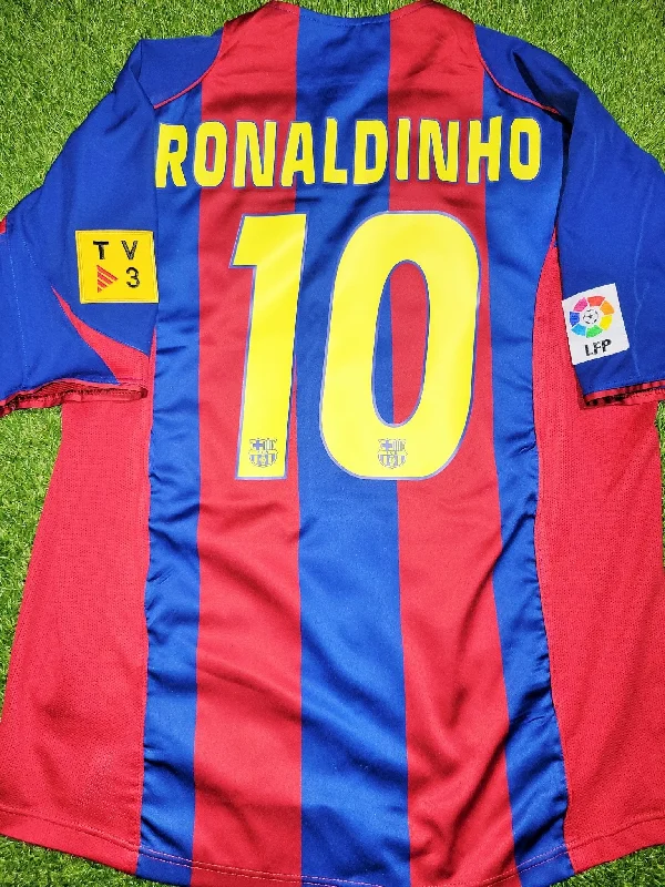 Ronaldinho Barcelona 2004 2005 Soccer Jersey Shirt XL SKU# 118861