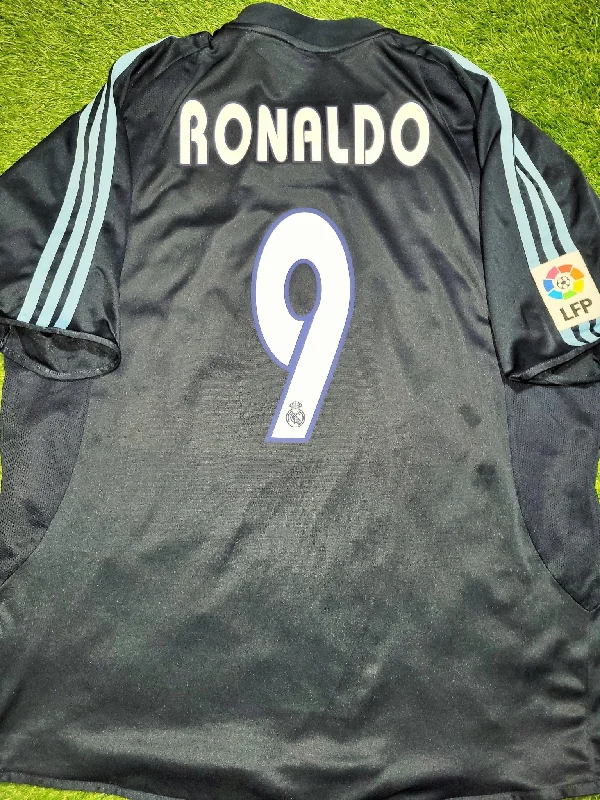 Ronaldo Real Madrid 2003 2004 Away Soccer Jersey Shirt XL SKU# 021796