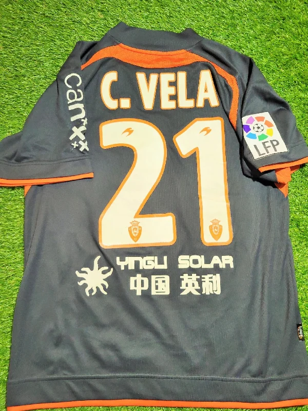 Vela Osasuna Astore 2007 2008 Away Soccer Jersey Shirt M