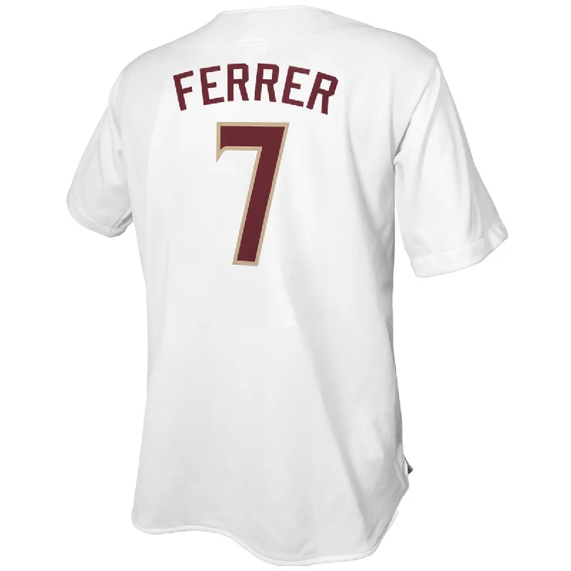 Retro Brand Jaime Ferrer #7 Baseball Jersey - White